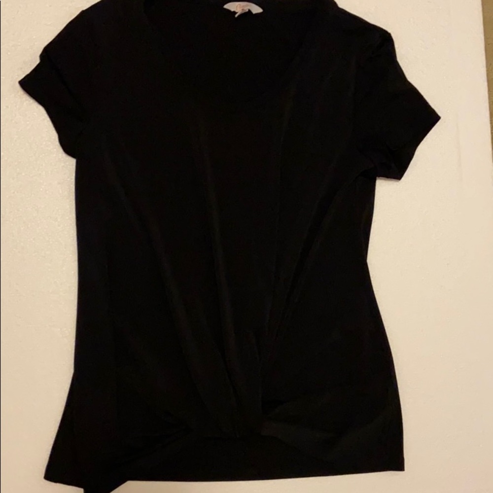 Candie’s Girls black dress blouse top 
M